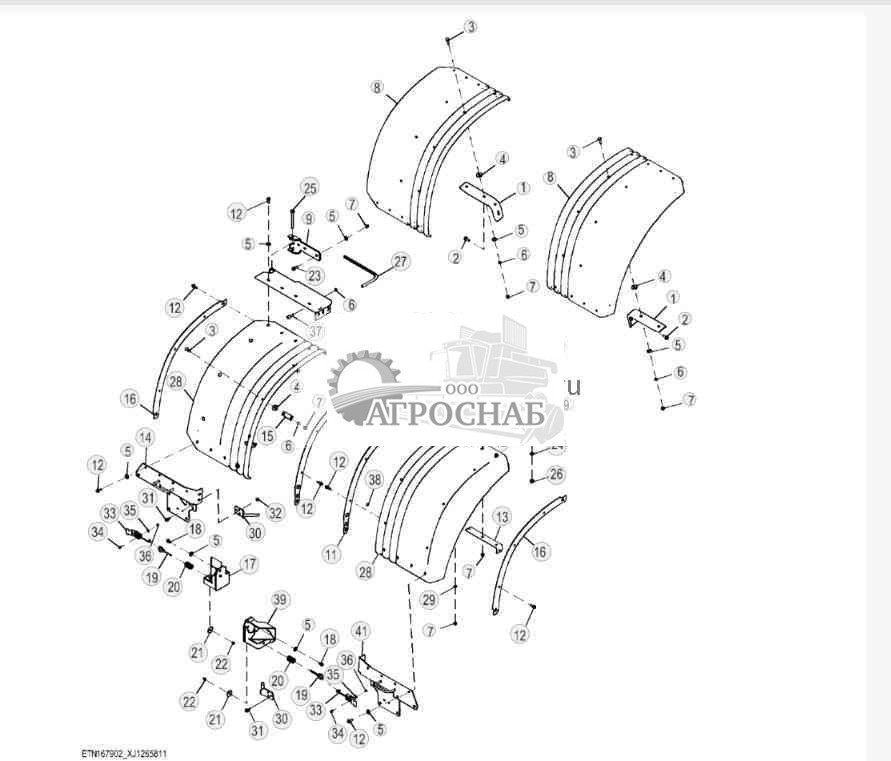 Front and Rear Fenders 